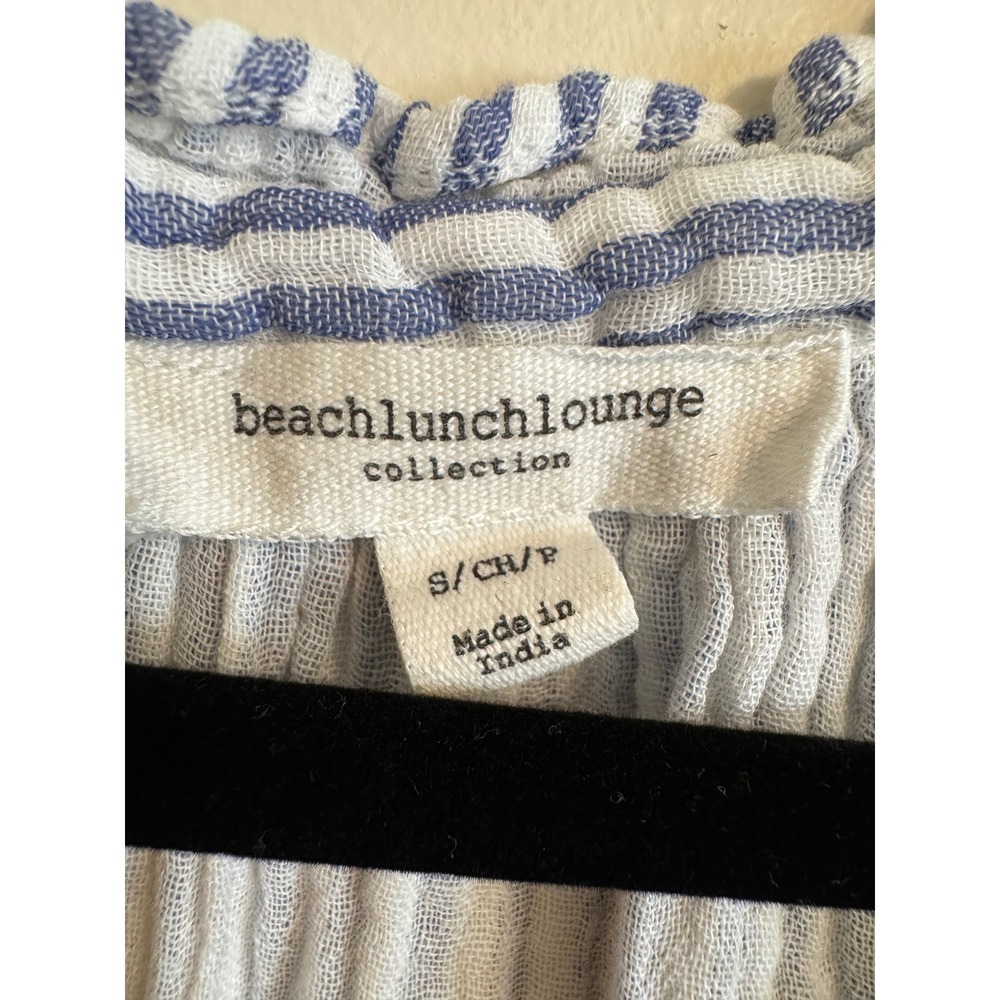 Beachlunchlounge dress Stripped 100% Cotton-with pockets-made in India - Picture 9 of 16